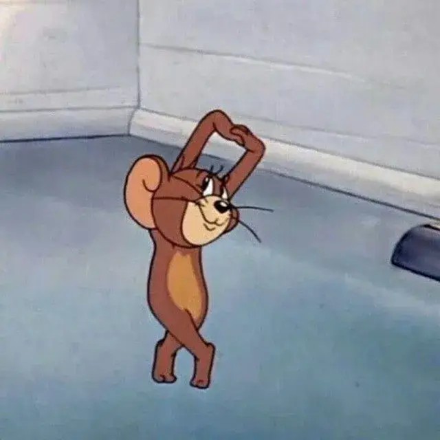 Jerry nhảy múa vui vẻ