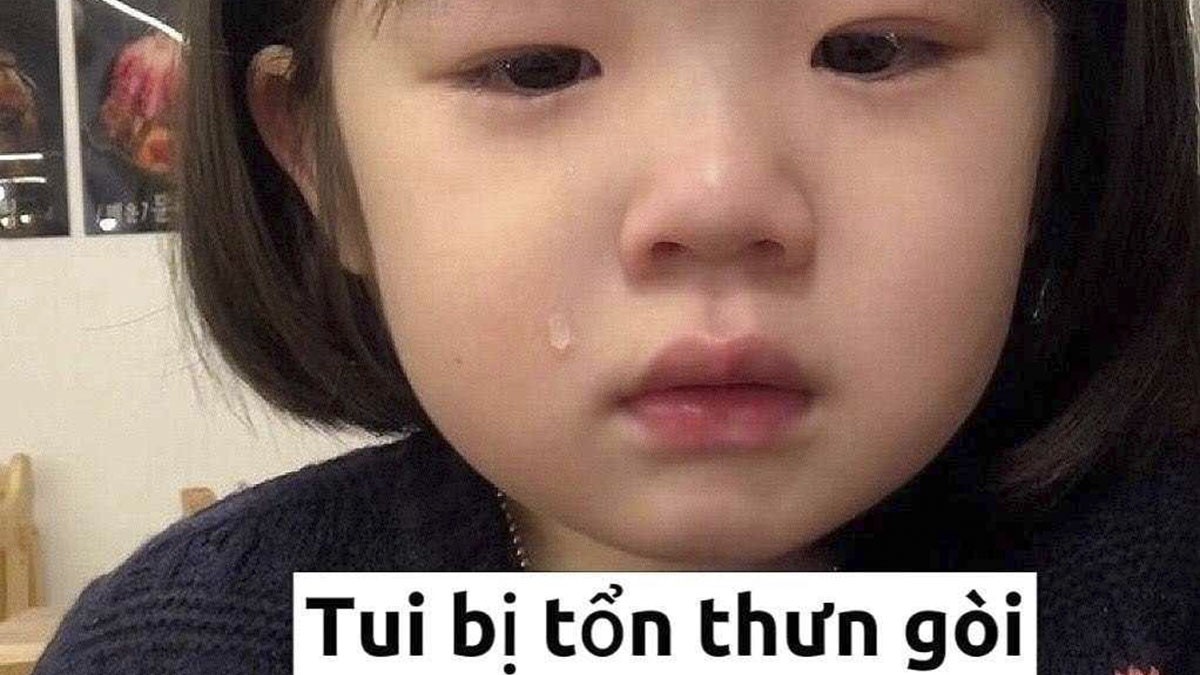 Meme "chán đời" theo phong cách hoạt hình