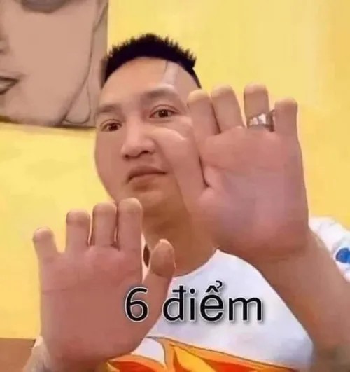 Meme cụt tay phác họa tay mờ như vừa bốc hơi.