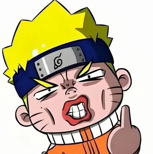 Naruto gắt nhẹ khi bàn tay vung ngón tay thối rất dứt khoát.