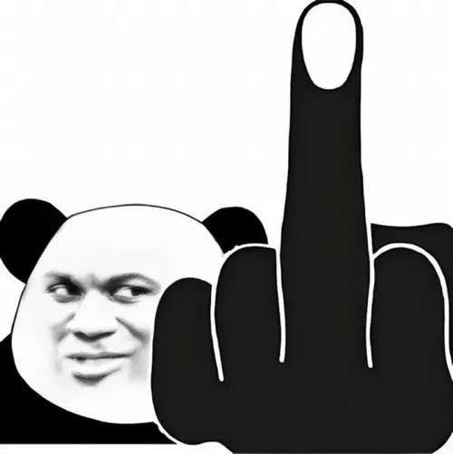 Gấu trúc cùng ngón fuck tạo hiệu ứng gắt mà duyên.