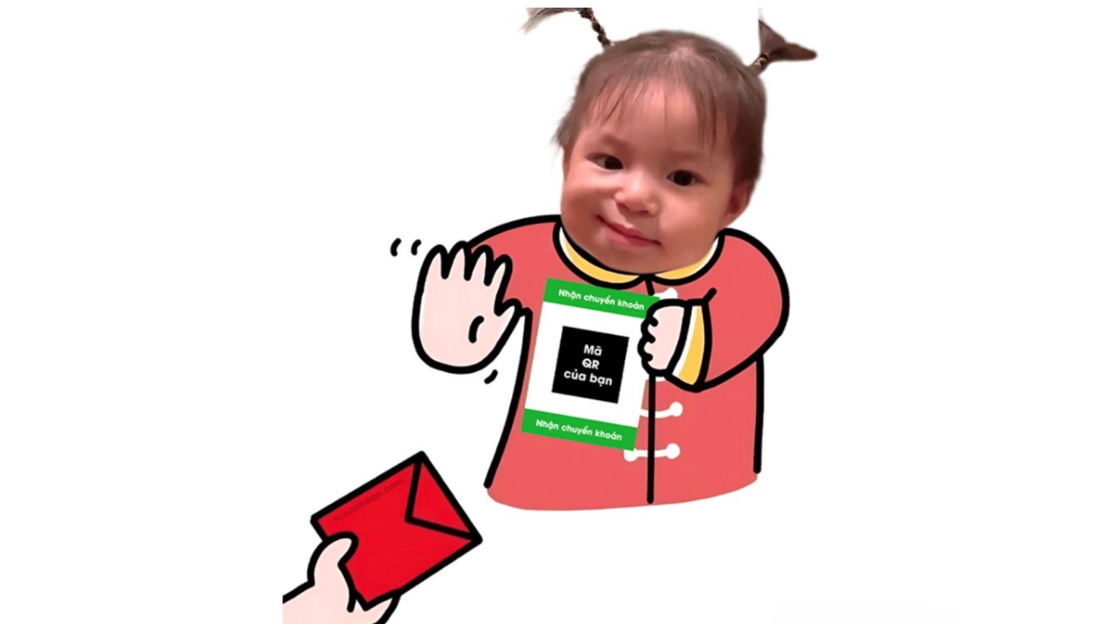 Meme xin lì xì hài hước 1