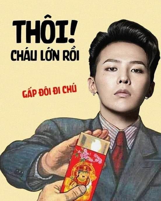 Meme xin lì xì hài hước 3