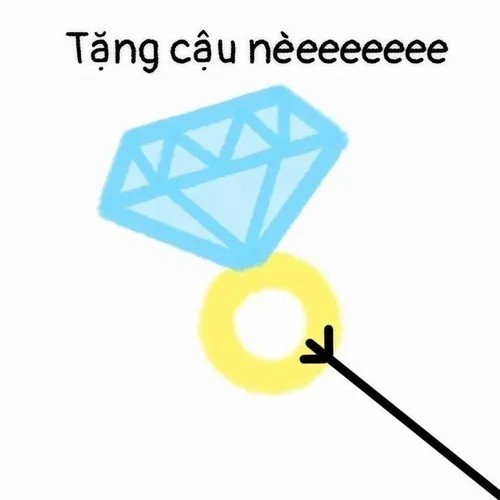 Meme tỏ tình với biểu cảm hồi hộp khó giấu