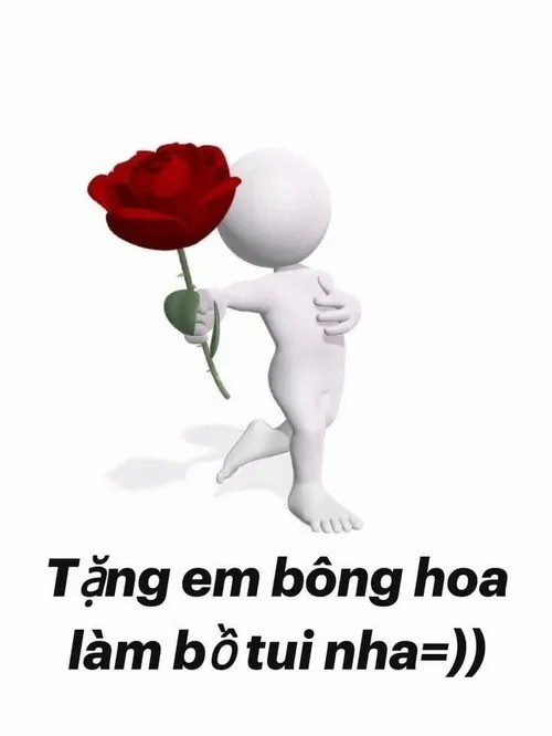 Meme tỏ tình hài hước khi vừa nói đã thấy ngại