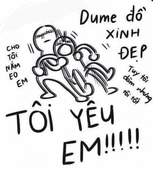 Meme tỏ tình với biểu cảm ngại ngùng cực đáng yêu
