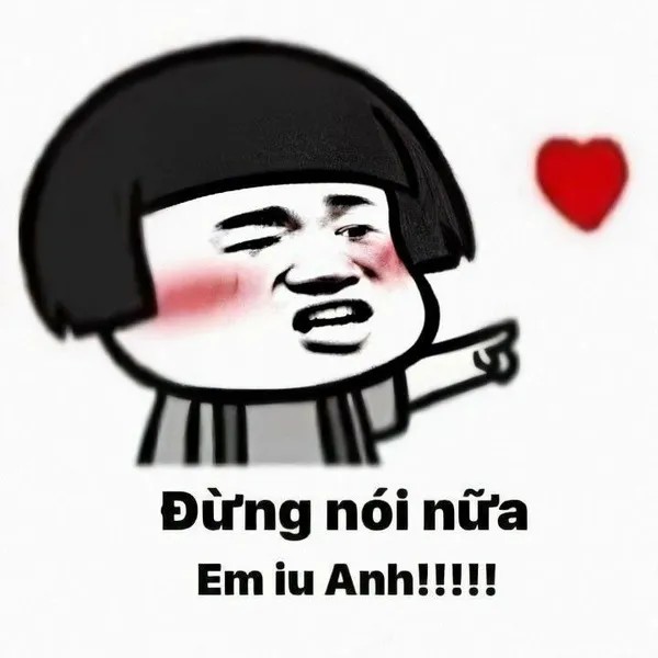 Meme tỏ tình với biểu cảm mong chờ câu trả lời