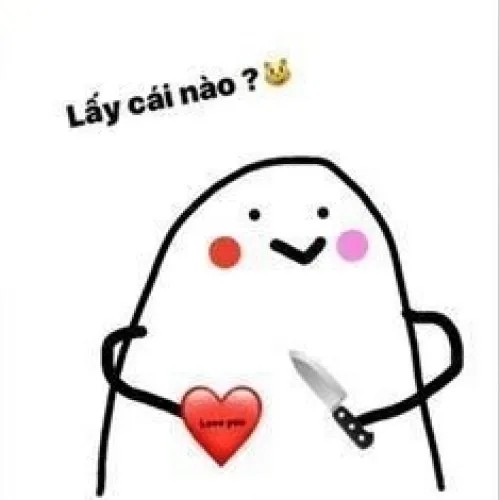 Meme tỏ tình với ánh mắt chứa đầy tình cảm