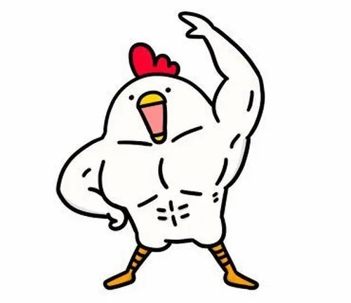 Hình troll gà lực lưỡng vạm vỡ