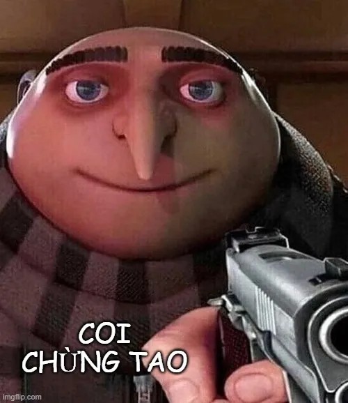 Ảnh troll coi chừng tao, câu cửa miệng hot nhất mạng.