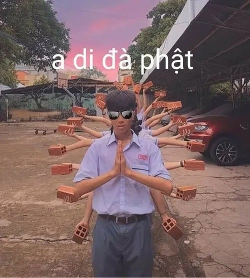 Ảnh chế Mô Phật, thanh tịnh nhưng mặn mà.