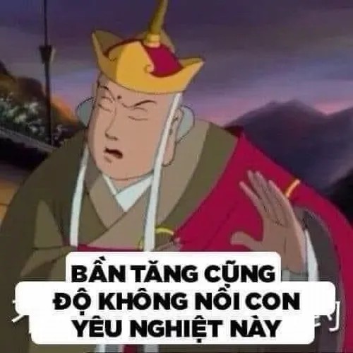 Meme chế Mô Phật, gương mặt “ta đã giác ngộ”.