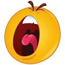 Emoji ngáp lớn