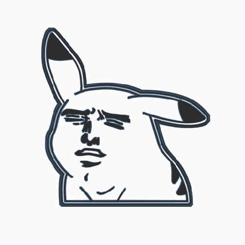 Pikachu với vẻ mặt đầy ẩn ý, chờ đợi một điều gì đó