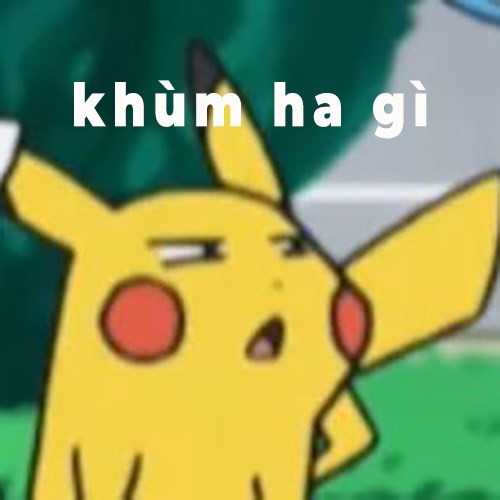 Pikachu với ánh mắt "tinh ranh" trong một meme hài hước