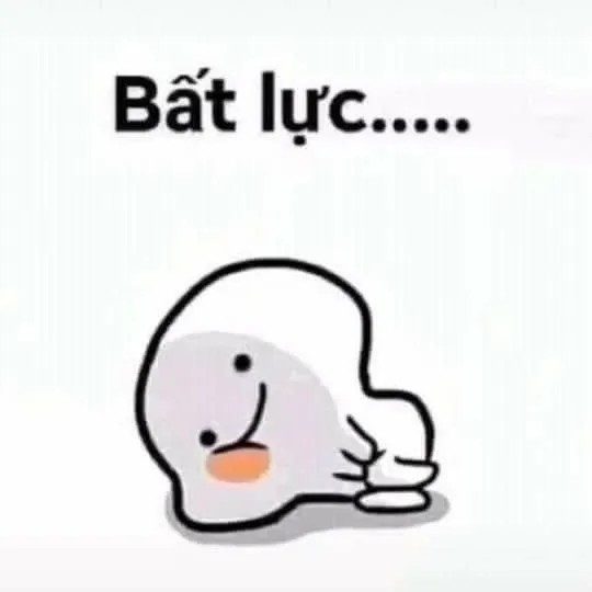 Meme gương mặt thất vọng thẫn thờ ngồi im