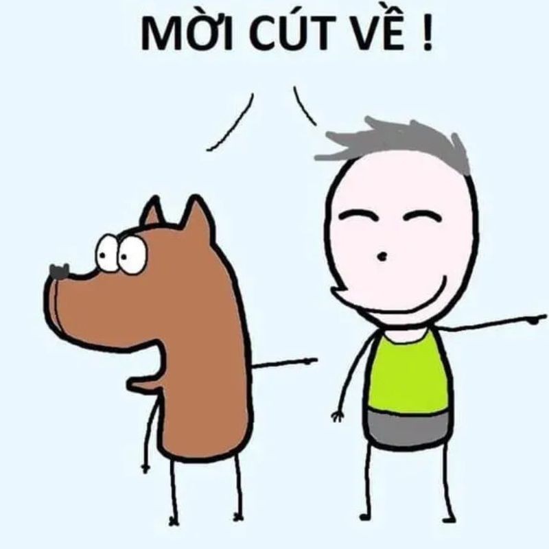 Meme từ chối bắt chuyện