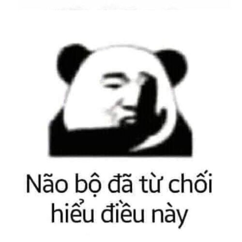 Ảnh meme từ chối hiểu