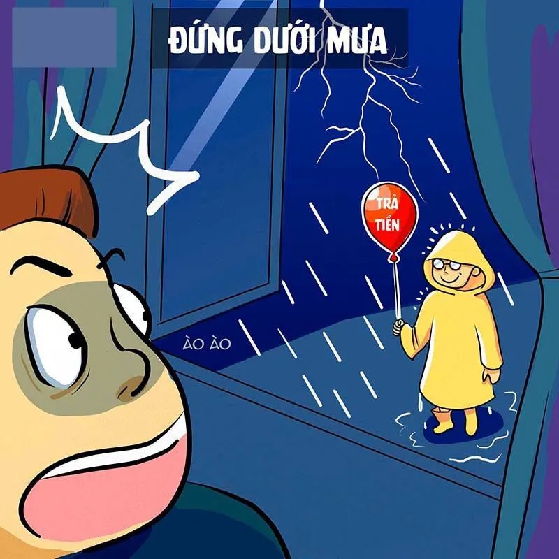 Đòi nợ theo phong cách meme