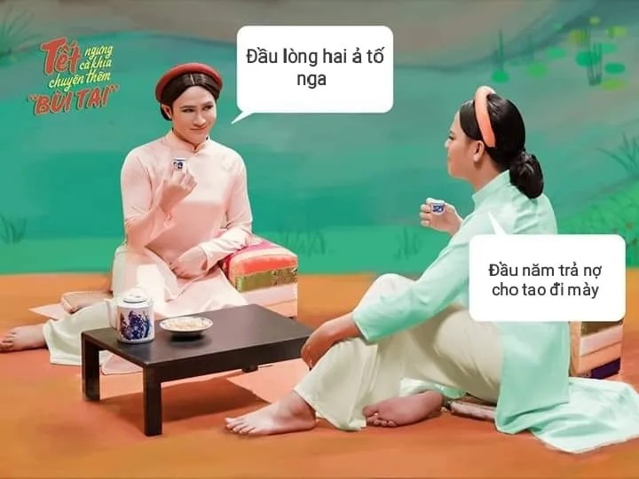 Meme nhắc nợ khéo léo